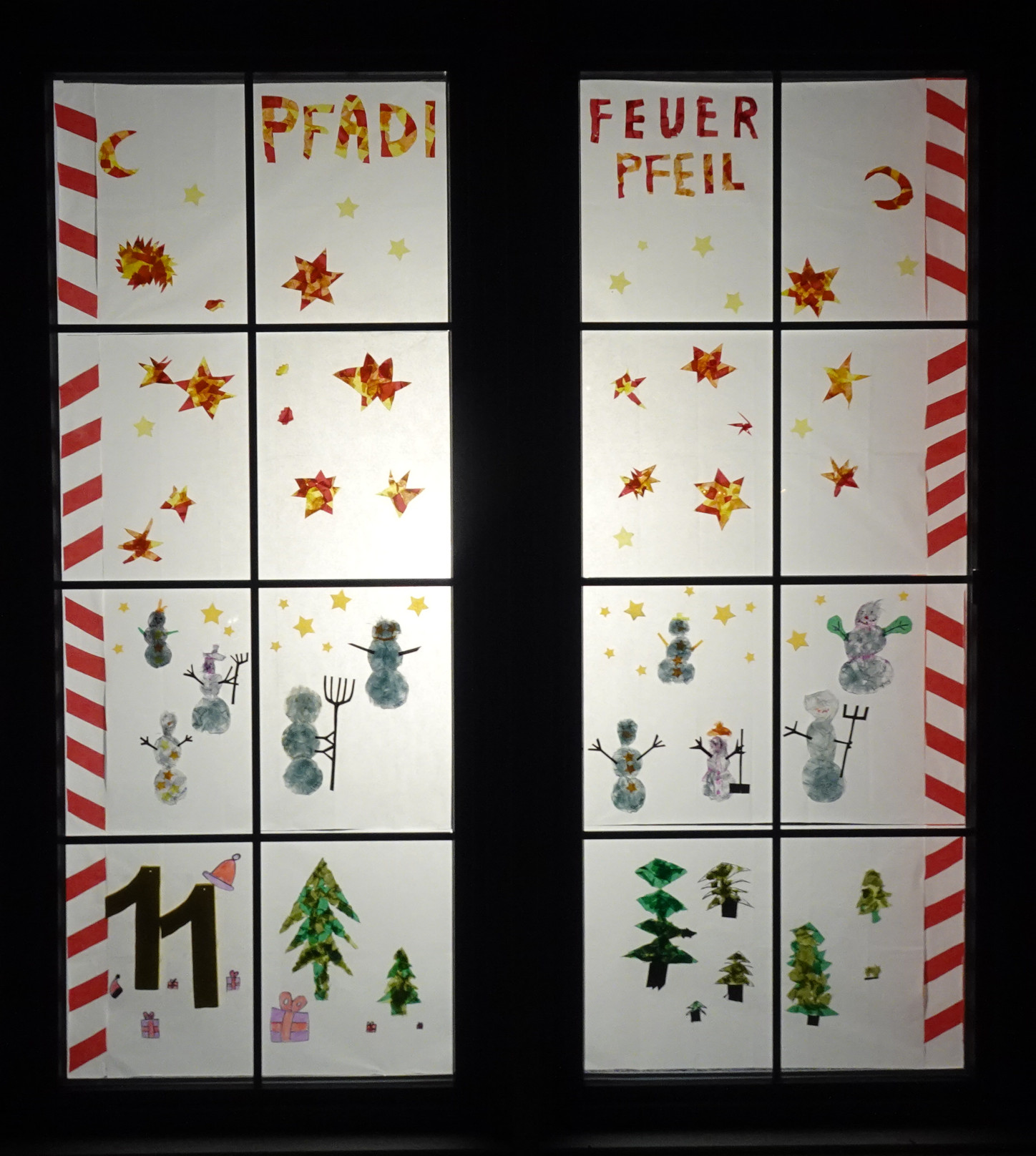 Adventsfenster Pfadi Feuerpfeil 11. Dezember 2021